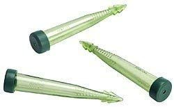 Five-Inch Translucent Green Floral Water Pik Tubes With Cap (Set